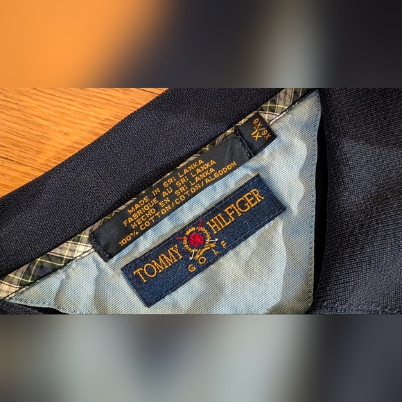 Tommy Hilfiger Navy Long Sleeve Polo - Picture 2 of 4